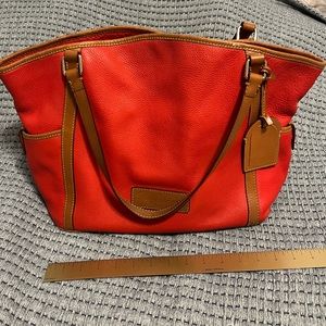 Red Dooney & Bourke Pebble Shoulder Bag